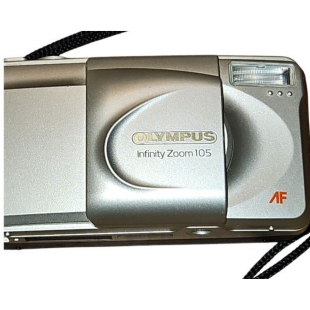 Olympus Infinity Zoom 105 35mm Film Camera 38-105mm Autofocus Quartz Date Tested